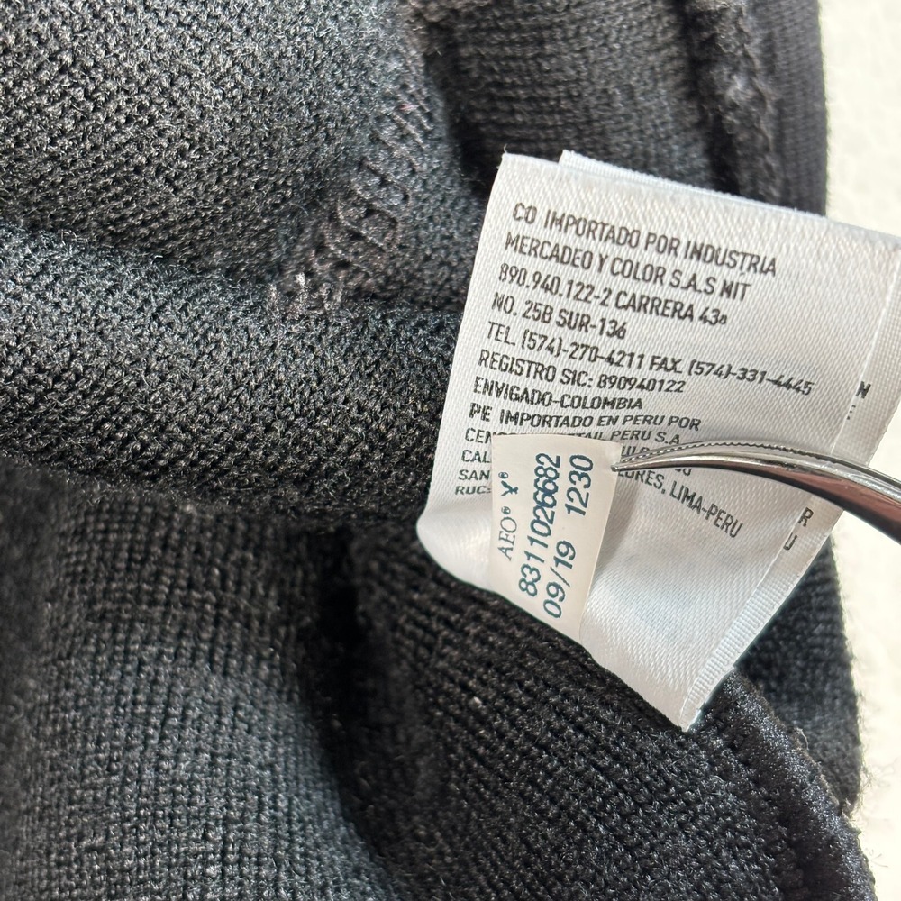 American Eagle Sherpa Hoodie Men's M Colorblock Fleece Pocket Drawstring - Picture 15 of 15